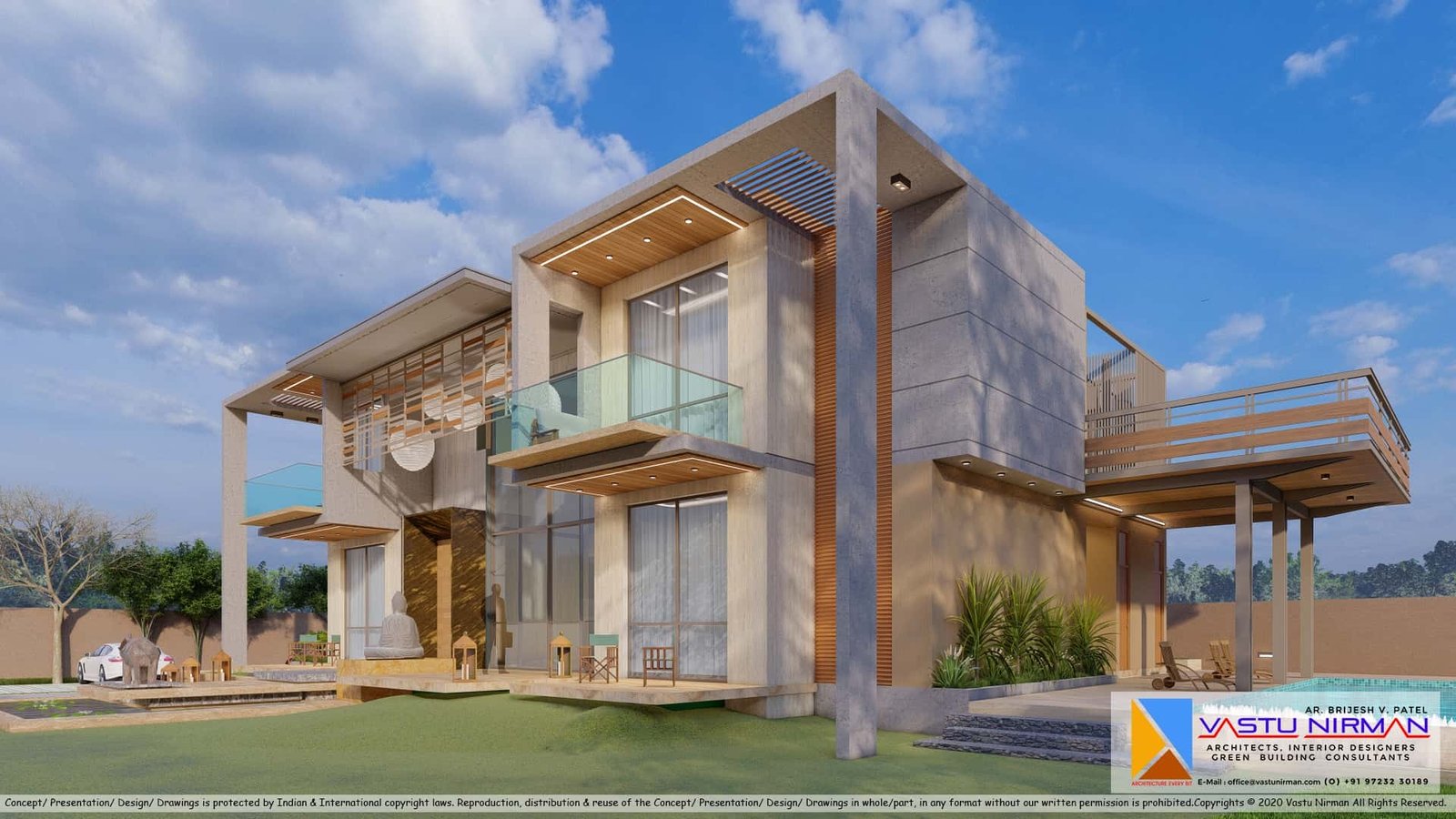 - Farmhouse Elegance Ahmedabad Architecture & Landscape - Timeless Farmhouse Design – Architecture & Interiors - Ahmedabad Farmhouse – Contemporary Meets Tradition - Sustainable Farmhouse Retreat Ahmedabad Design - Timeless Farmhouse Design in Ahmedabad - Farmhouse Elegance – Architecture, Interior & Landscape - Contemporary Farmhouse Living in Gujarat - Exterior of Ahmedabad farmhouse blending traditional and modern lines - Farmhouse interior with luxurious materials and warm color palette - Spacious veranda opening onto manicured farmhouse gardens - Serene garden with water feature at Ahmedabad farmhouse - Rainwater harvesting and native plantings at farmhouse landscape