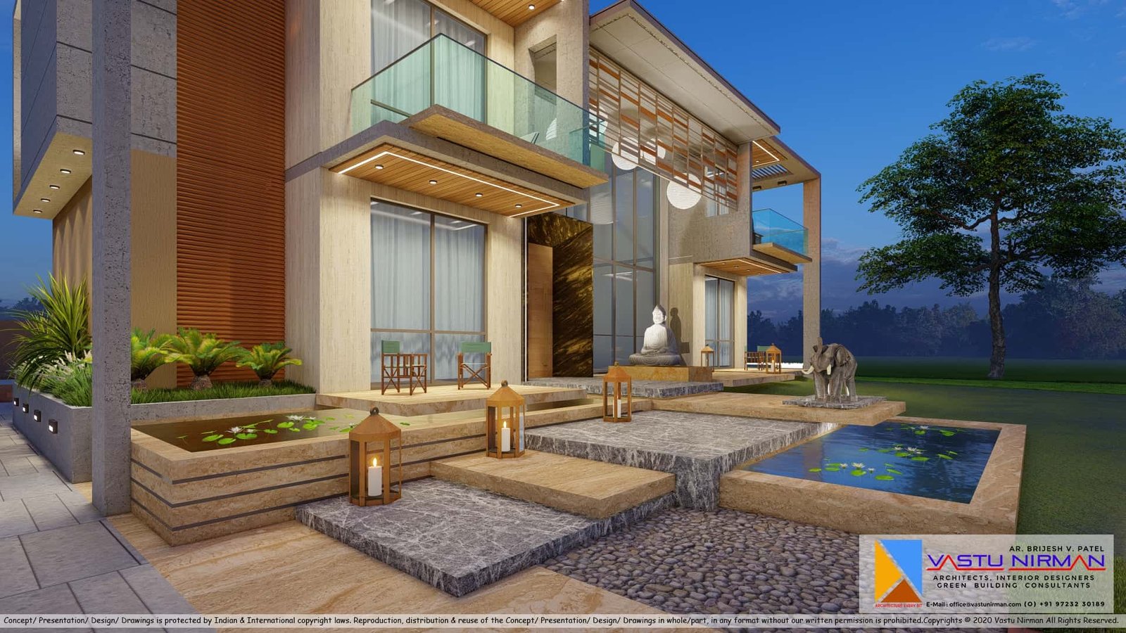 - Farmhouse Elegance Ahmedabad Architecture & Landscape - Timeless Farmhouse Design – Architecture & Interiors - Ahmedabad Farmhouse – Contemporary Meets Tradition - Sustainable Farmhouse Retreat Ahmedabad Design - Timeless Farmhouse Design in Ahmedabad - Farmhouse Elegance – Architecture, Interior & Landscape - Contemporary Farmhouse Living in Gujarat - Exterior of Ahmedabad farmhouse blending traditional and modern lines - Farmhouse interior with luxurious materials and warm color palette - Spacious veranda opening onto manicured farmhouse gardens - Serene garden with water feature at Ahmedabad farmhouse - Rainwater harvesting and native plantings at farmhouse landscape