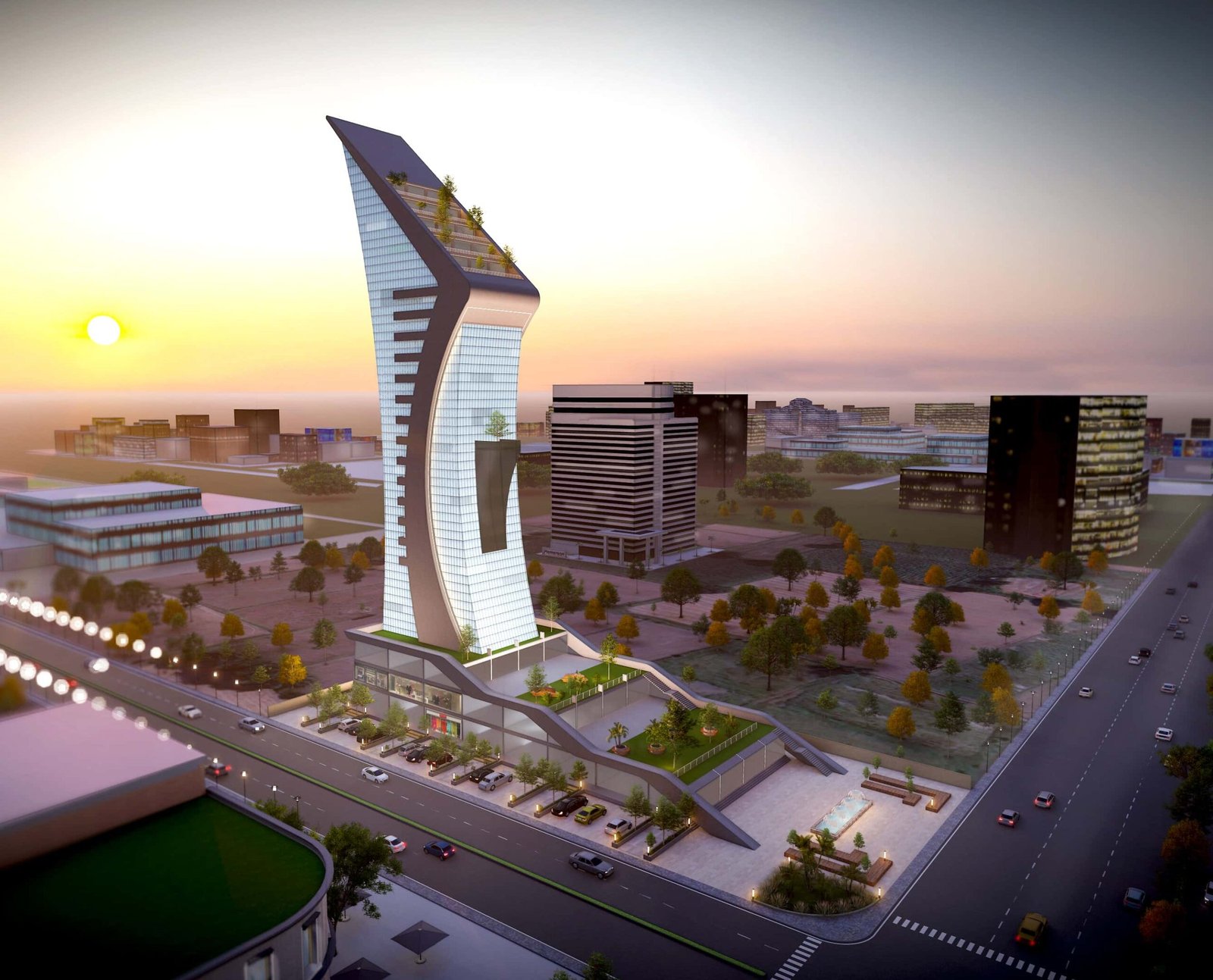- Iconic Commercial Building – Ultra-Modern 100m Skyscraper - Ahmedabad’s 100m Iconic Office & Retail Tower - Ultra-Modern High-Rise for Business & Retail - Landmark 100-Meter Office Skyscraper in Ahmedaba - Iconic Commercial Building – Ahmedabad’s 100m Business Landmark - Ultra-Modern 100-Meter Skyscraper for Offices & Retail - Landmark Commercial High-Rise with Vertical Elegance - 100m tall Iconic Commercial Building exterior with sleek facade - Geometric facade patterns on Ahmedabad’s Iconic Commercial Building - High-speed elevators in the tower’s lobby with modern finishes - Flexible office floor plate showcasing panoramic city views - Rooftop greenery and solar panels atop the skyscraper