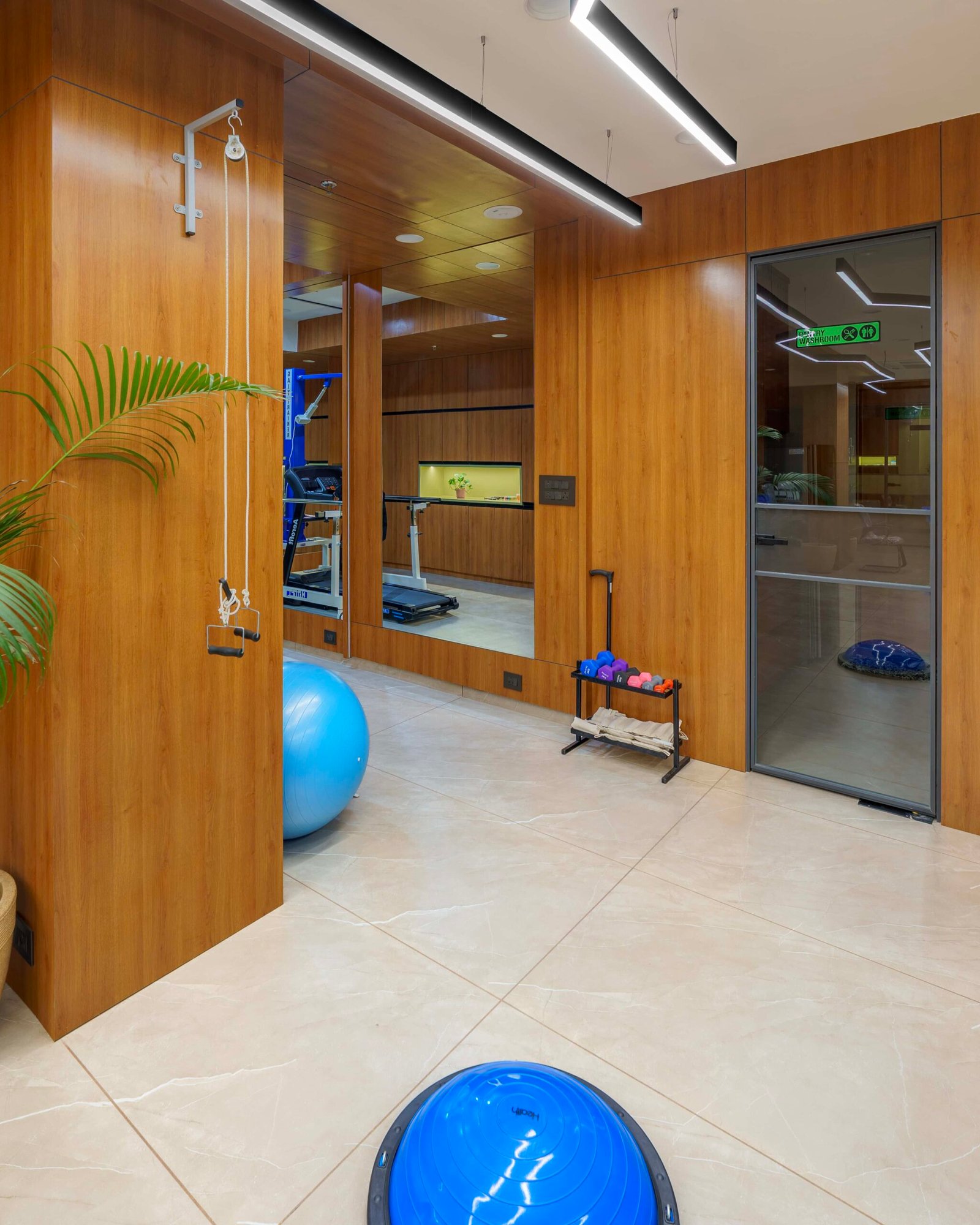 Hospital interior designers in Ahmedabad, physiotherapy clinic design Gujarat, healthcare architects Ahmedabad