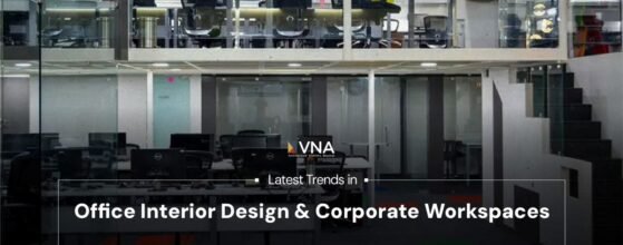 Contemporary corporate office interior design with open workspace by VastuNirman - VNA