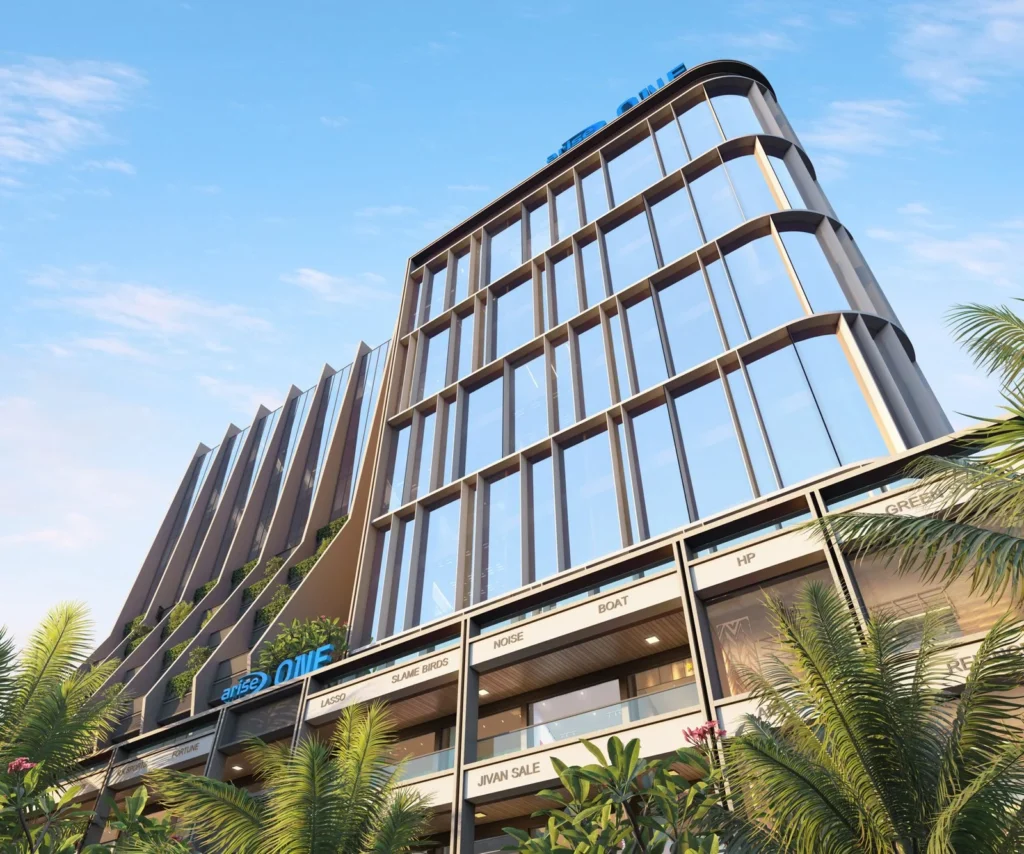 Arise One Corpotail project by VNA, one of the best architect in ahmedabad for intelligent building planning